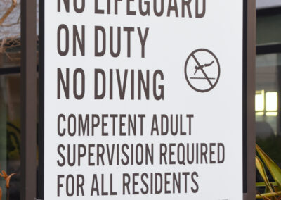 Pool Signage