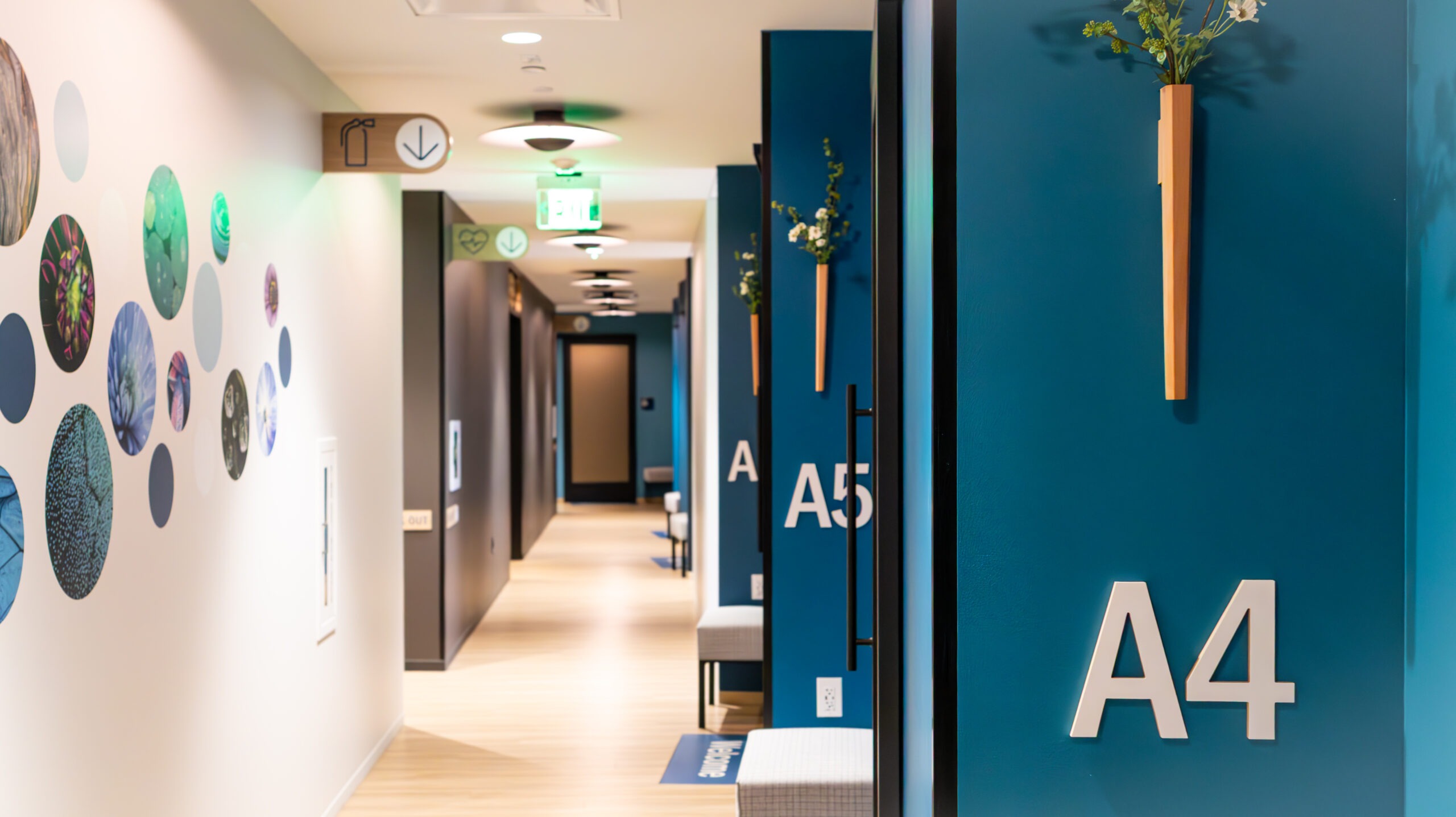 Completed custom corporate interior project